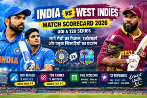 India vs West Indies Match Scorecard 2026: भारत-वेस्टइंडीज&hellip;